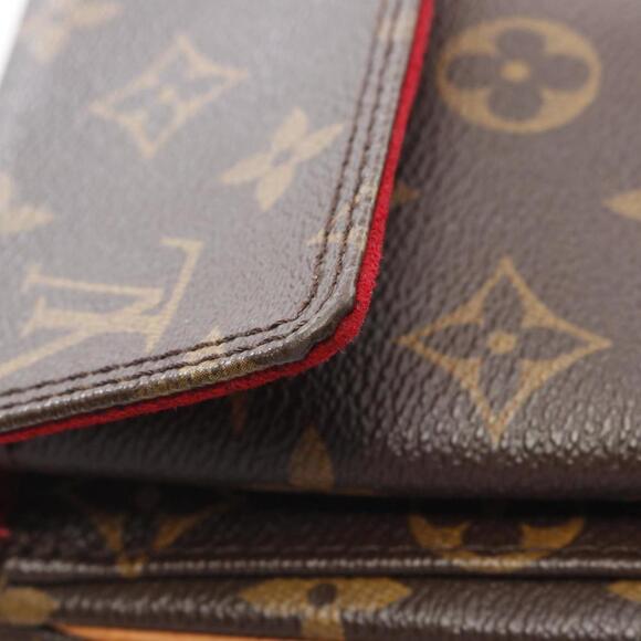 LOUIS VUITTON Brown Monogram Leather Shoulder Bag - Picture 9 of 10